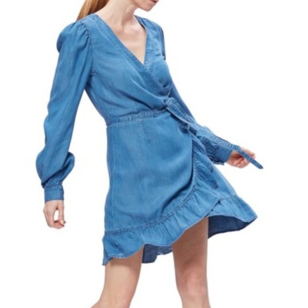 Paige Denim Wrap Dress S